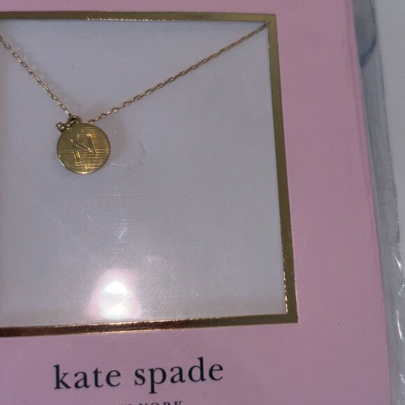 Kate Spade N inital necklace - Picture 3 of 5
